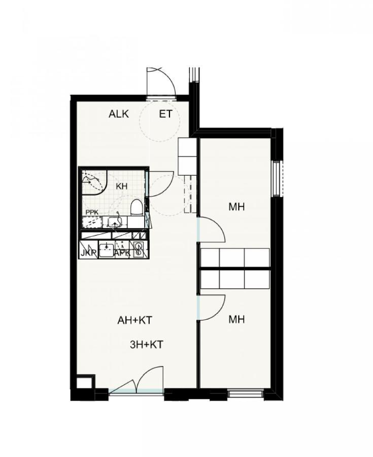 Forenom Aparthotel Tampere Kaleva מראה חיצוני תמונה
